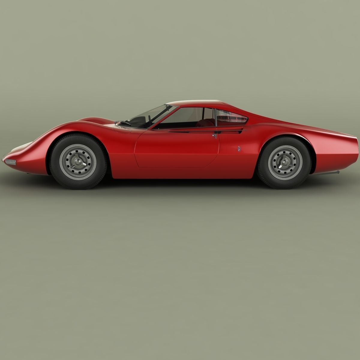 Ferrari 206 P Dino Pininfarina Berlinetta Speciale 3D model_1