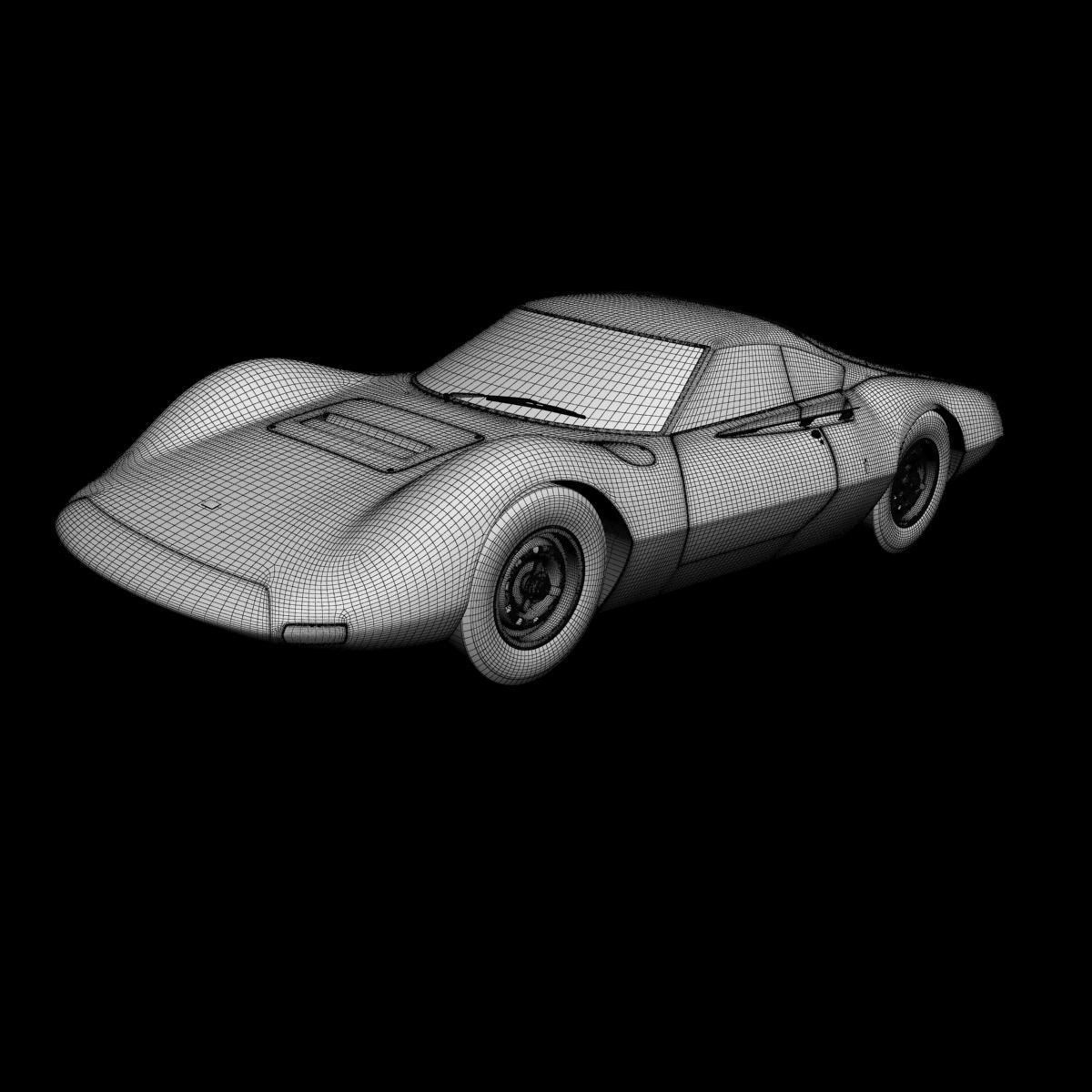 Ferrari 206 P Dino Pininfarina Berlinetta Speciale 3D model_14
