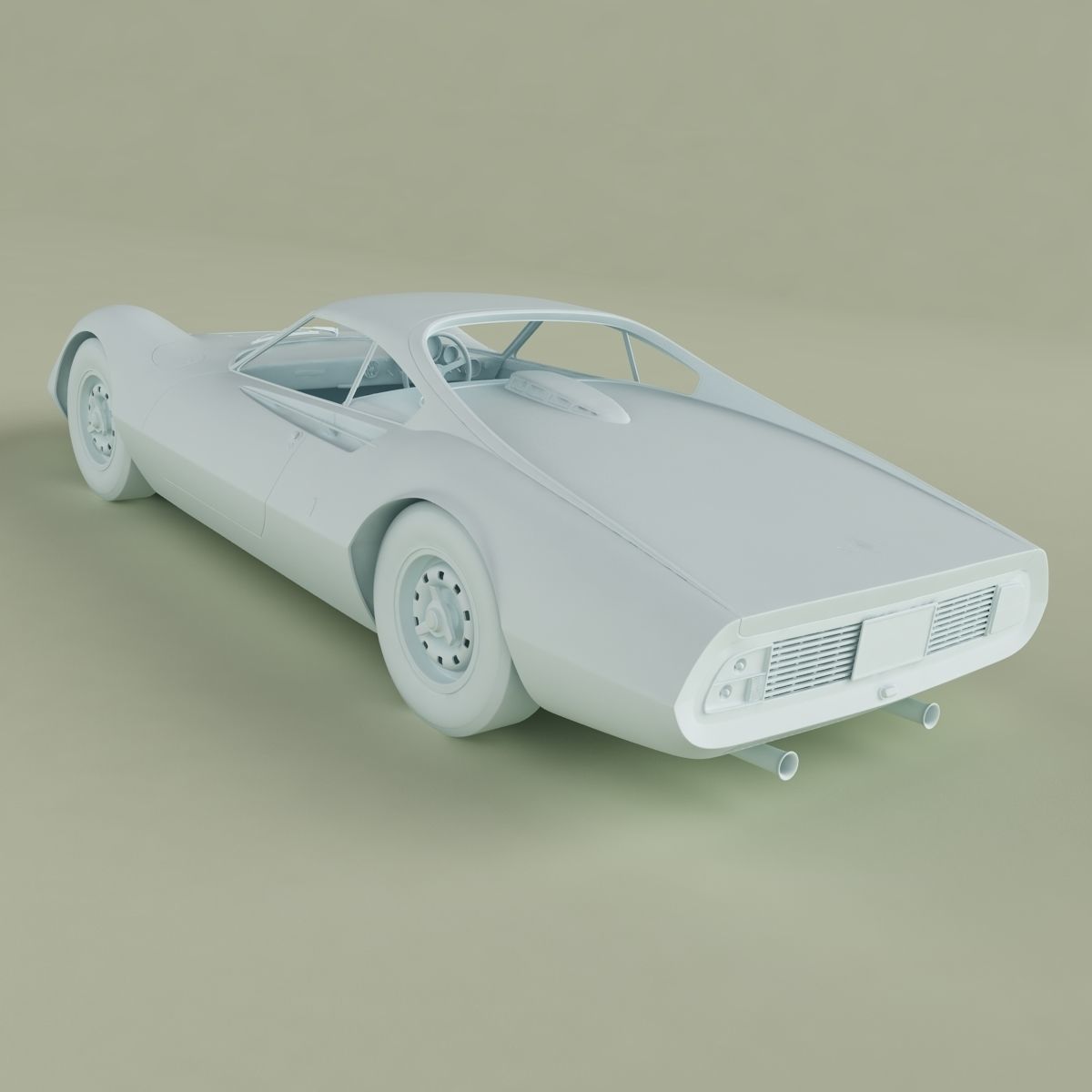 Ferrari 206 P Dino Pininfarina Berlinetta Speciale 3D model_12