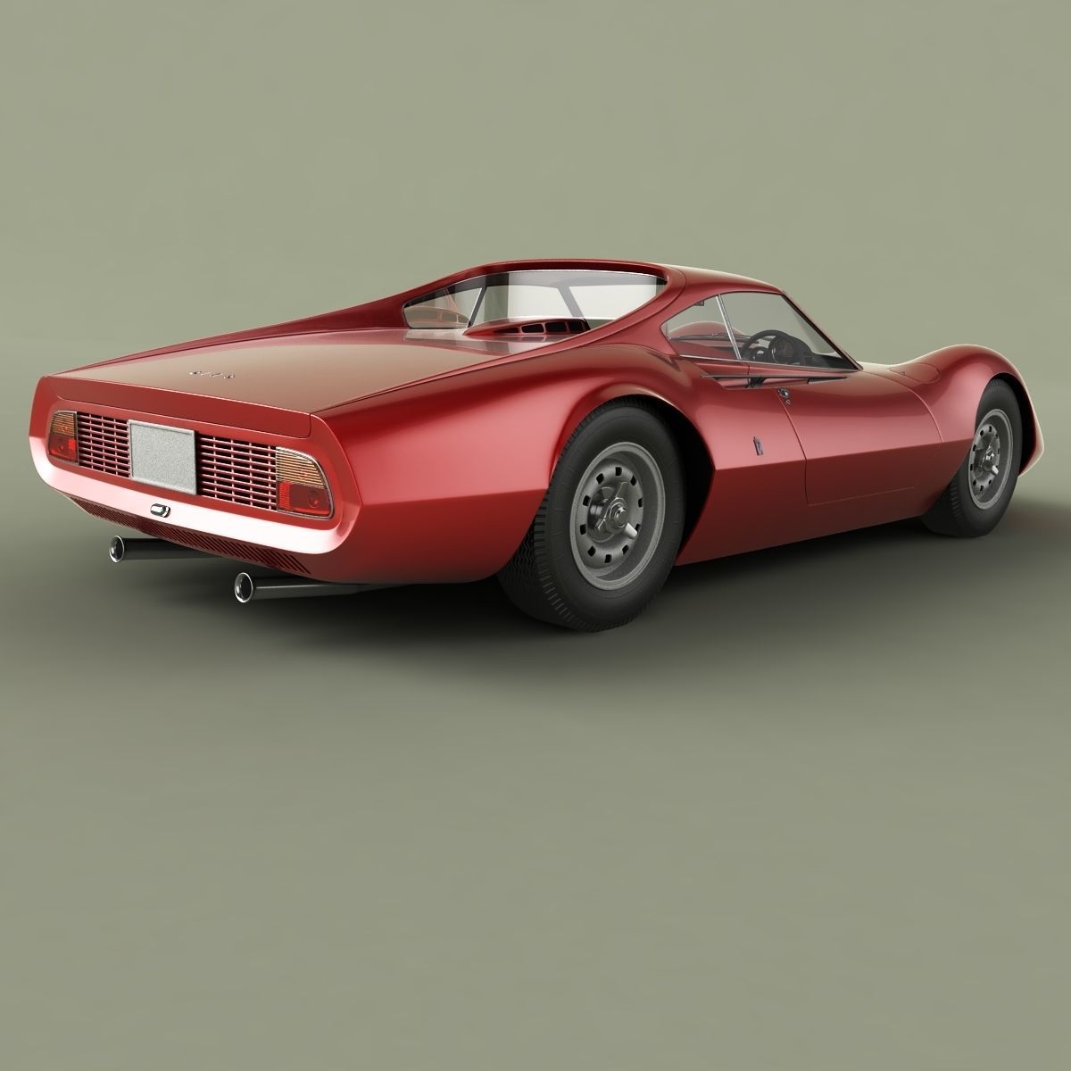 Ferrari 206 P Dino Pininfarina Berlinetta Speciale 3D model_2