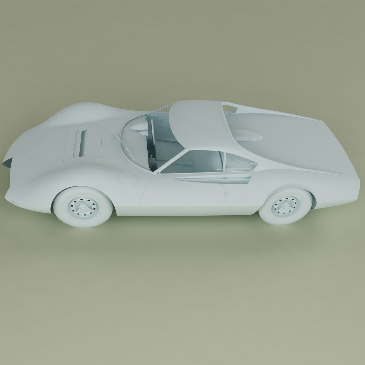 Ferrari 206 P Dino Pininfarina Berlinetta Speciale 3D model_11