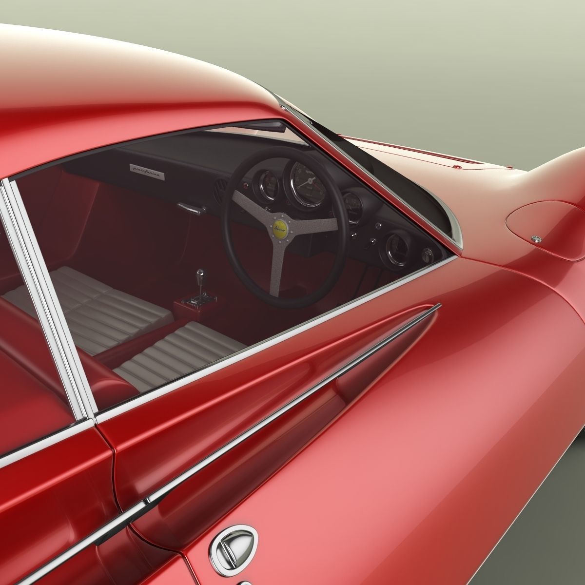 Ferrari 206 P Dino Pininfarina Berlinetta Speciale 3D model_8