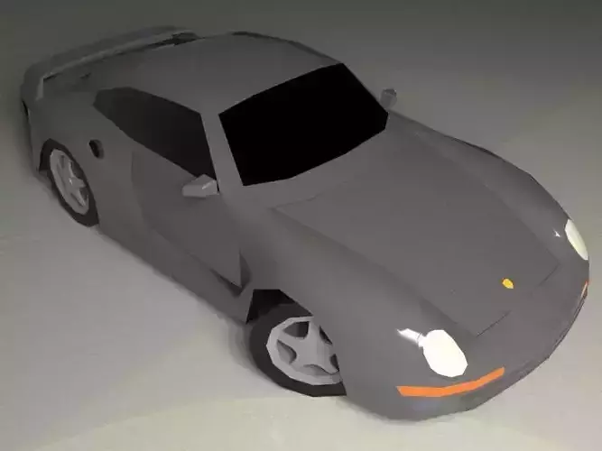 Porsche 959 1986 Low-poly 3D model
