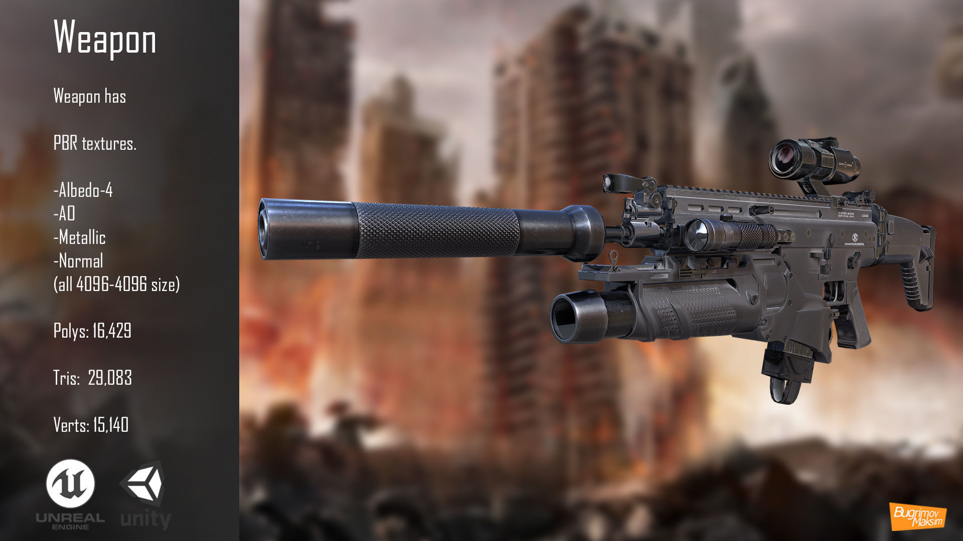 PBR Customized Soldier  Low-poly 3D model_13