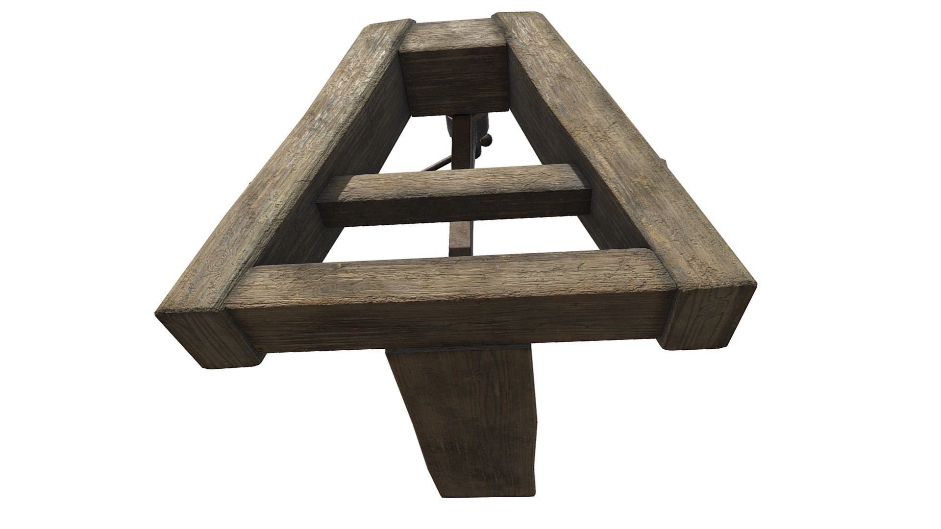 Blacksmiths Vice Low-poly 3D model_12