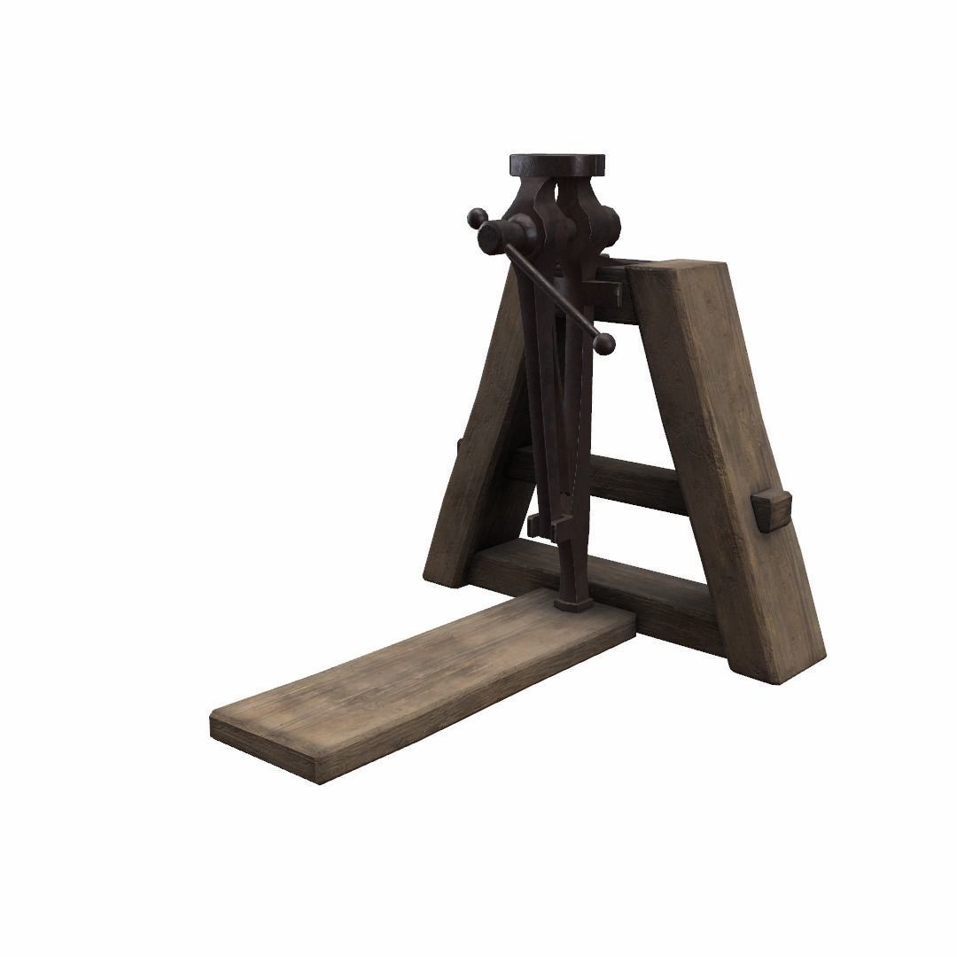 Blacksmiths Vice Low-poly 3D model_25
