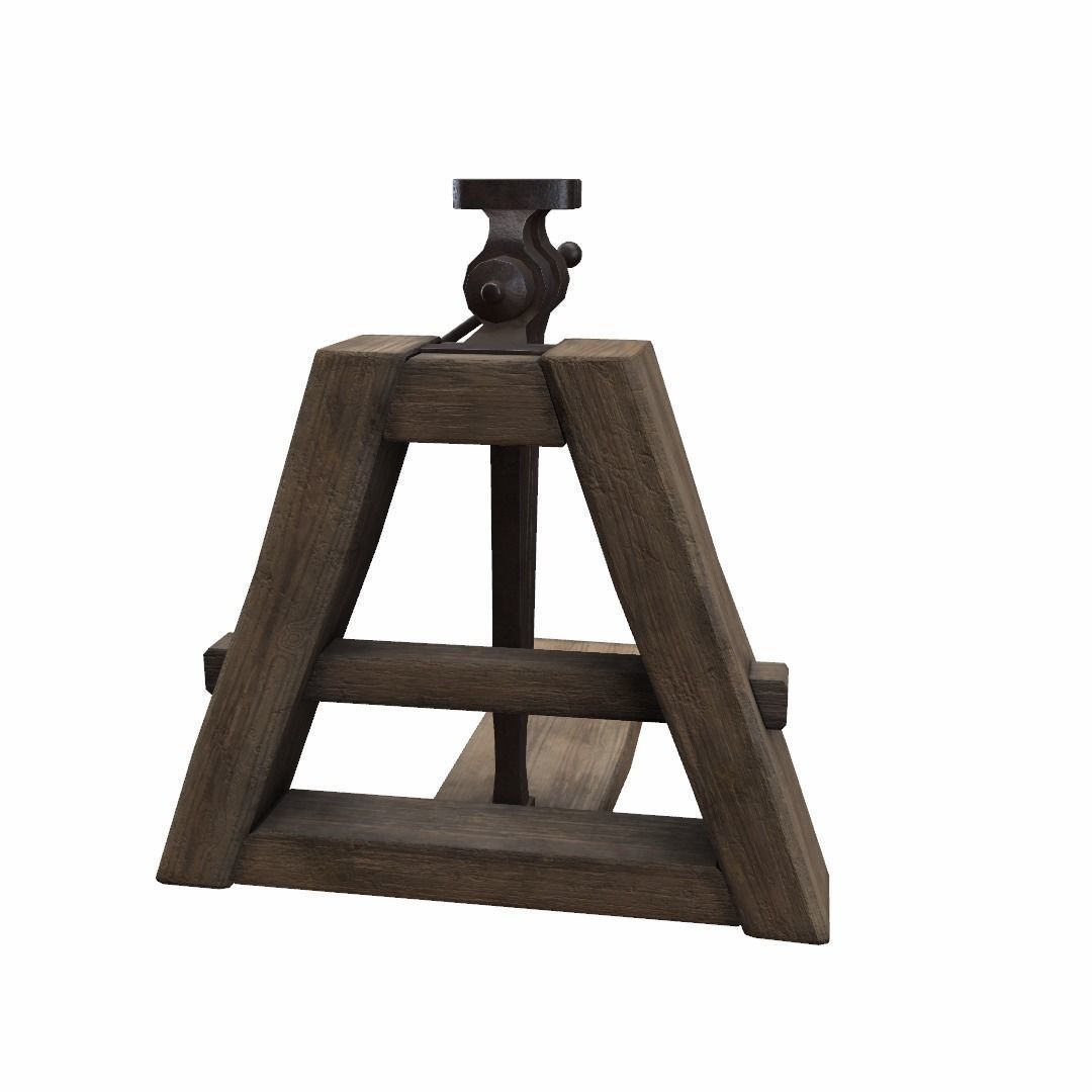 Blacksmiths Vice Low-poly 3D model_19