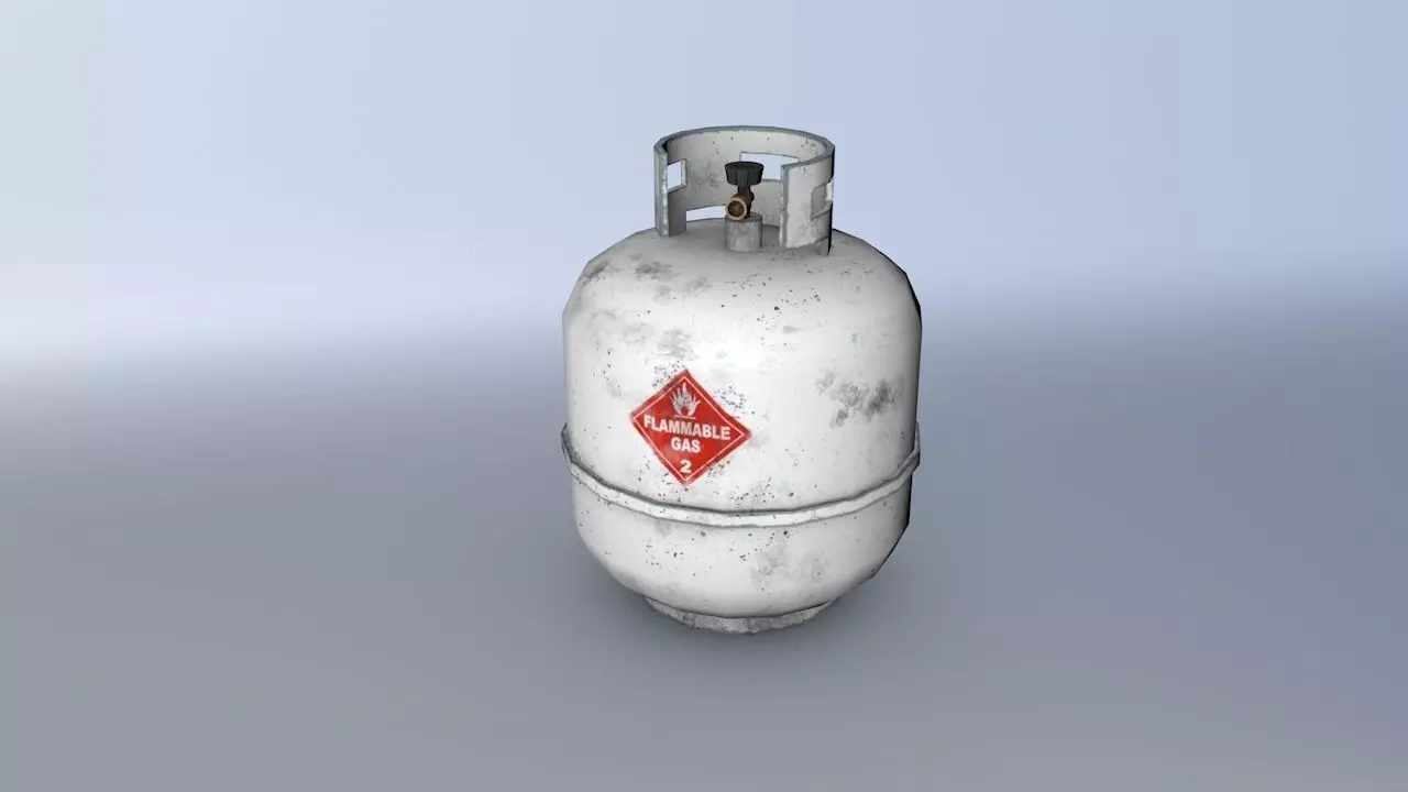 Gas tank Free 3D model