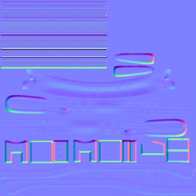 Nimbus 2000 Low-poly 3D model_17