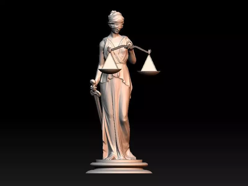 Themis Lady of Justice 3D print model_0