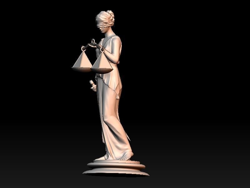 Themis Lady of Justice 3D print model_1