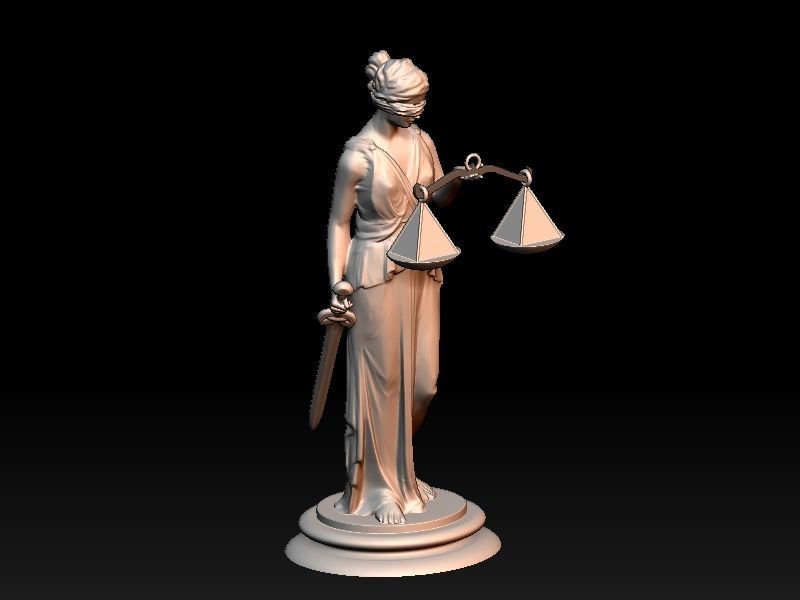 Themis Lady of Justice 3D print model_4