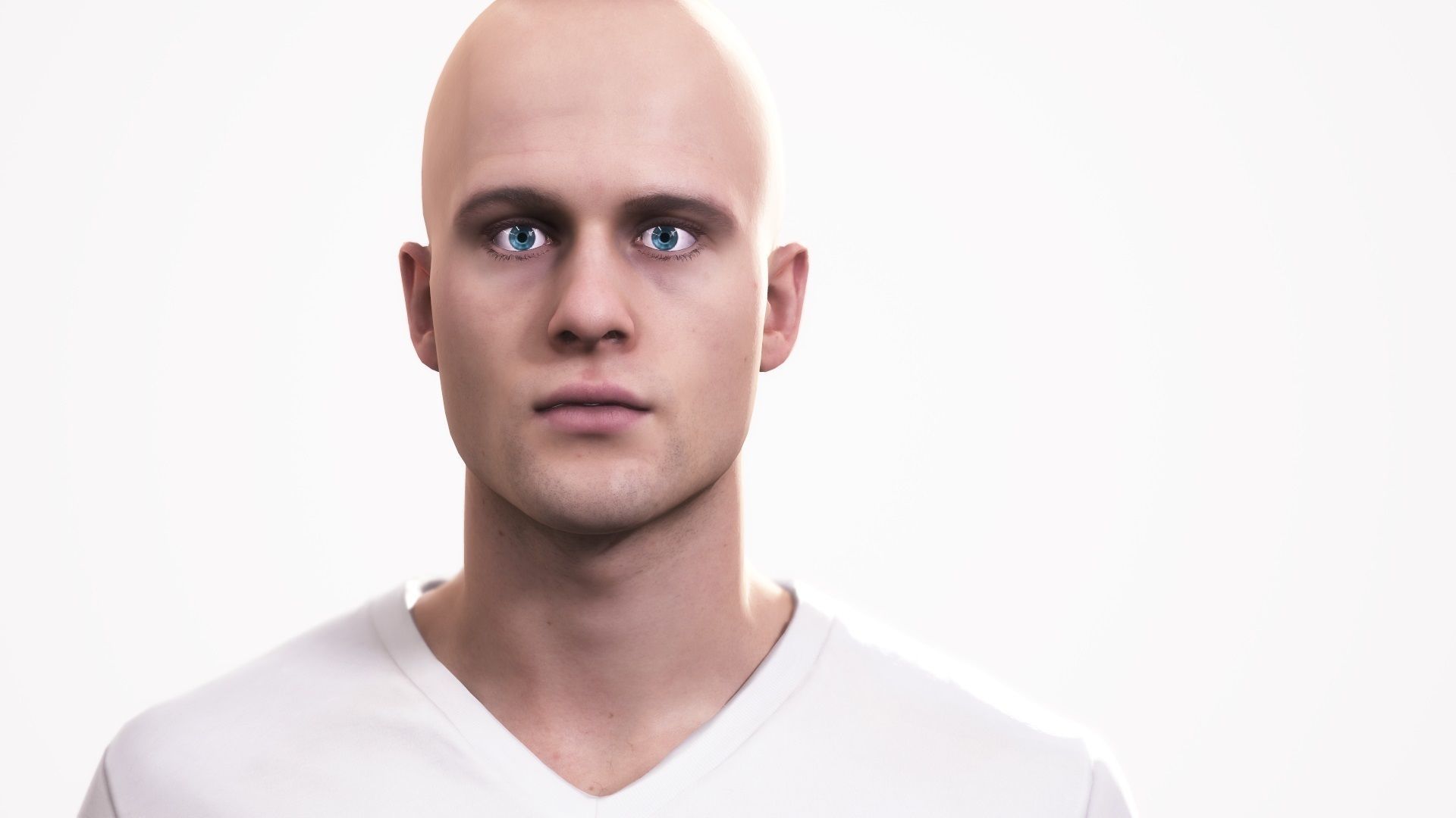 Human Male Scan - 190M Low-poly 3D model_1