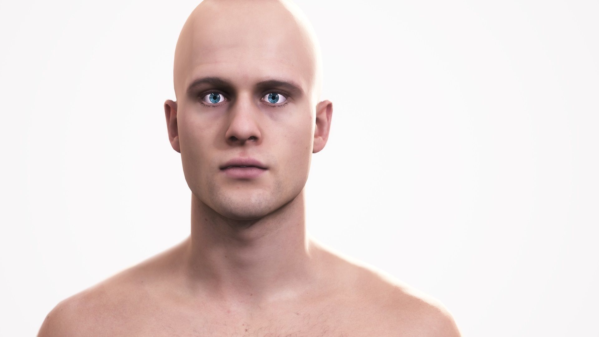 Human Male Scan - 190M Low-poly 3D model_4