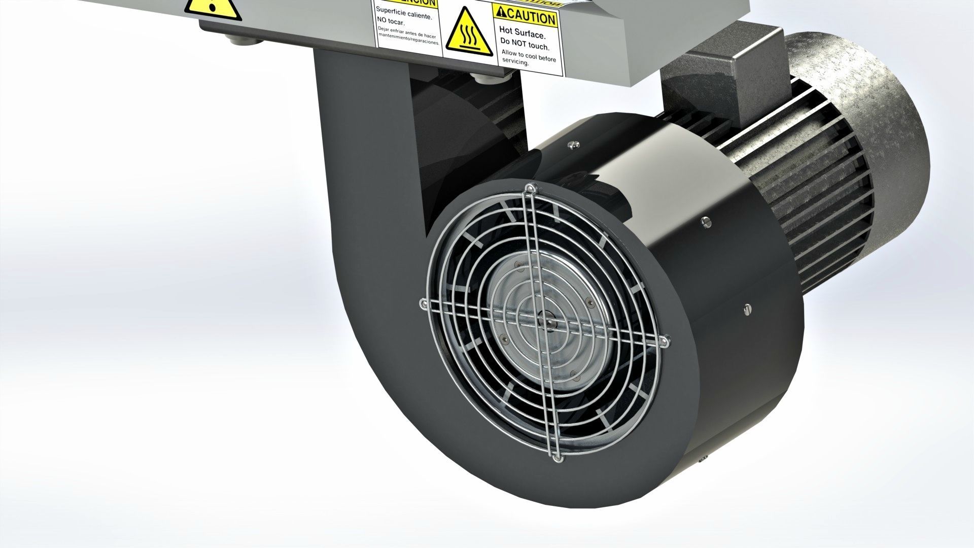 Plastic pipes extrusion machine Free 3D model_7
