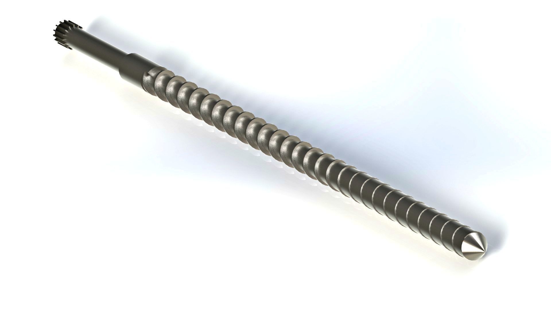 Plastic pipes extrusion machine Free 3D model_13