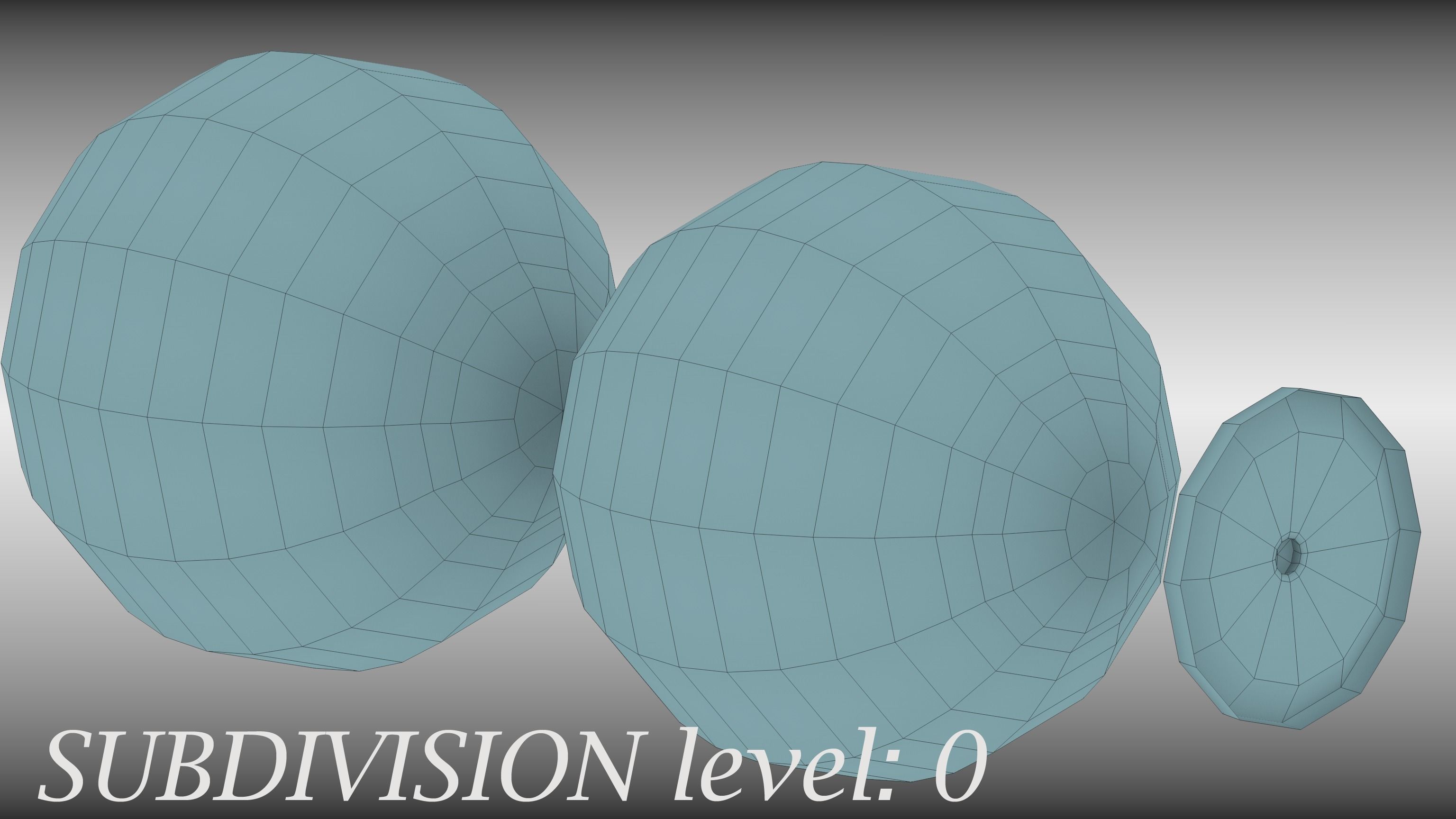 Human eyes Low-poly 3D model_2
