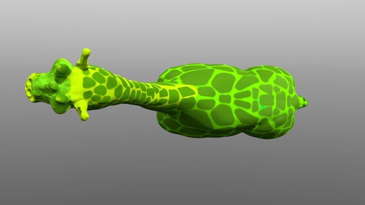 Giraffe low poly 3D model Low-poly 3D model_8