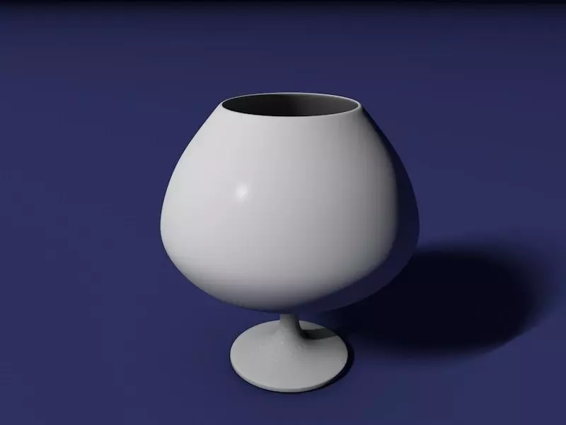 Brandy glass 3D print model