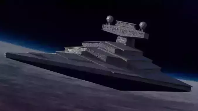 Star Destroyer Free 3D model