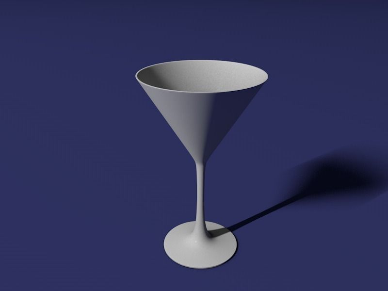 Martini glass 3D print model
