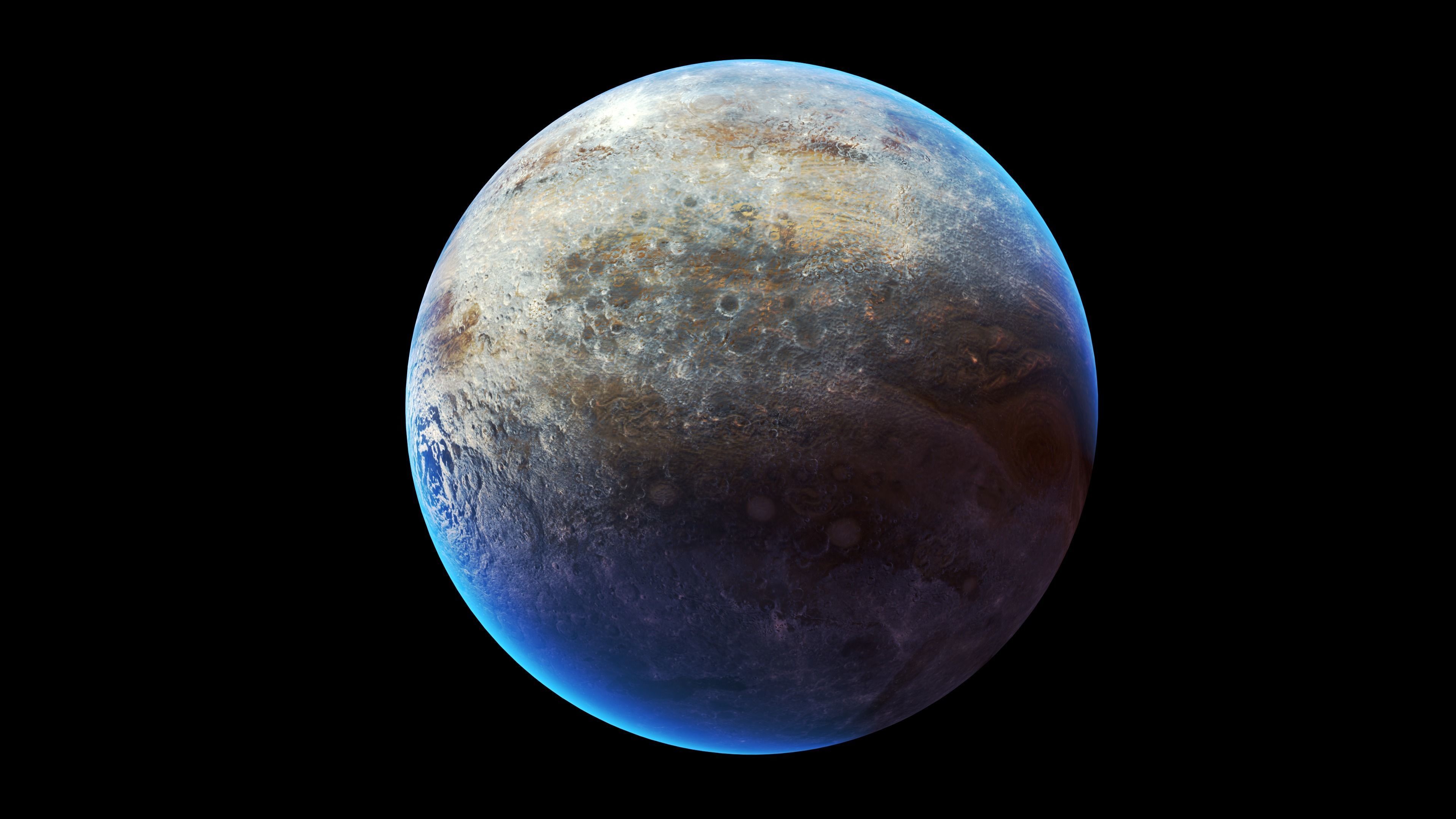 Planet mini pack Low-poly 3D model_22