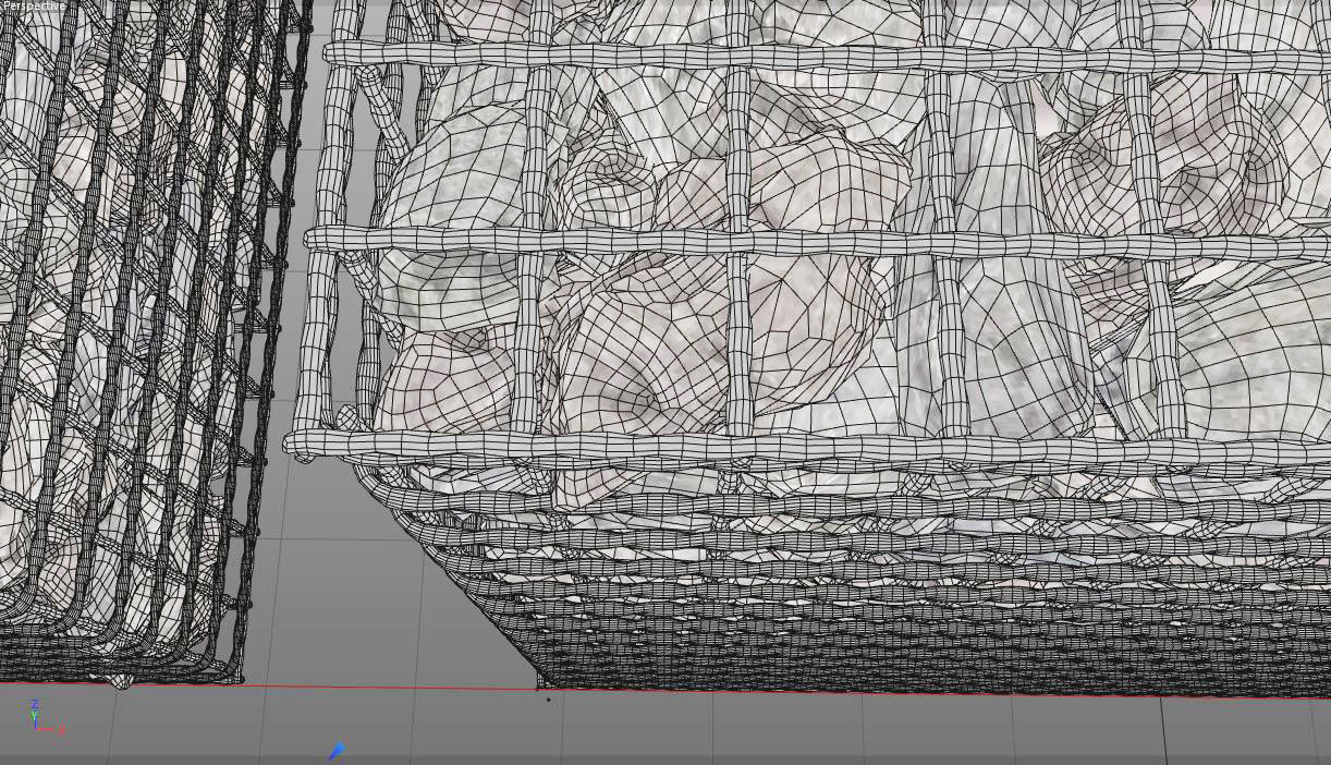 Gabion 3d - Rusty 3D model_6