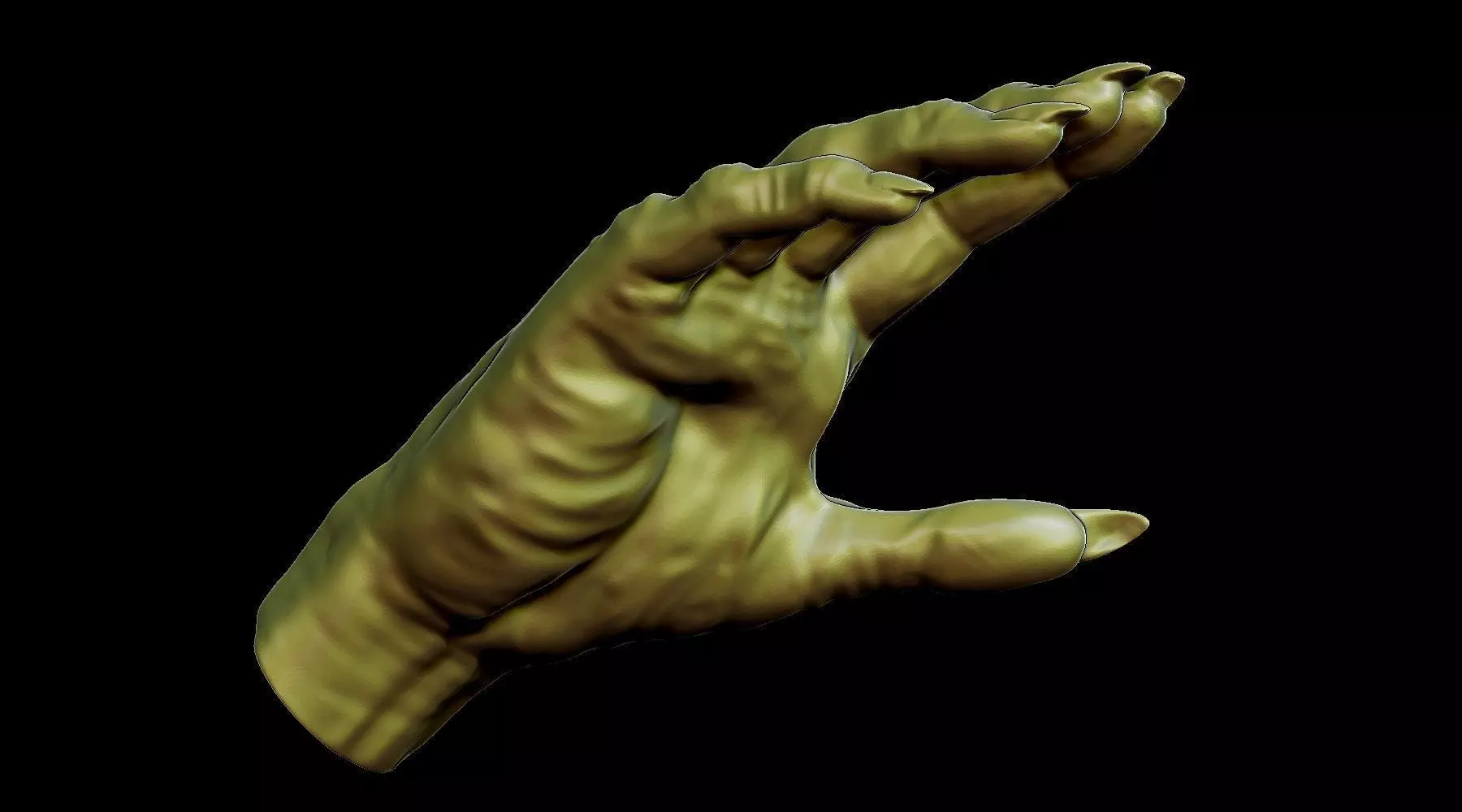 Creepy Monster Hand model for 3D print 3D print model