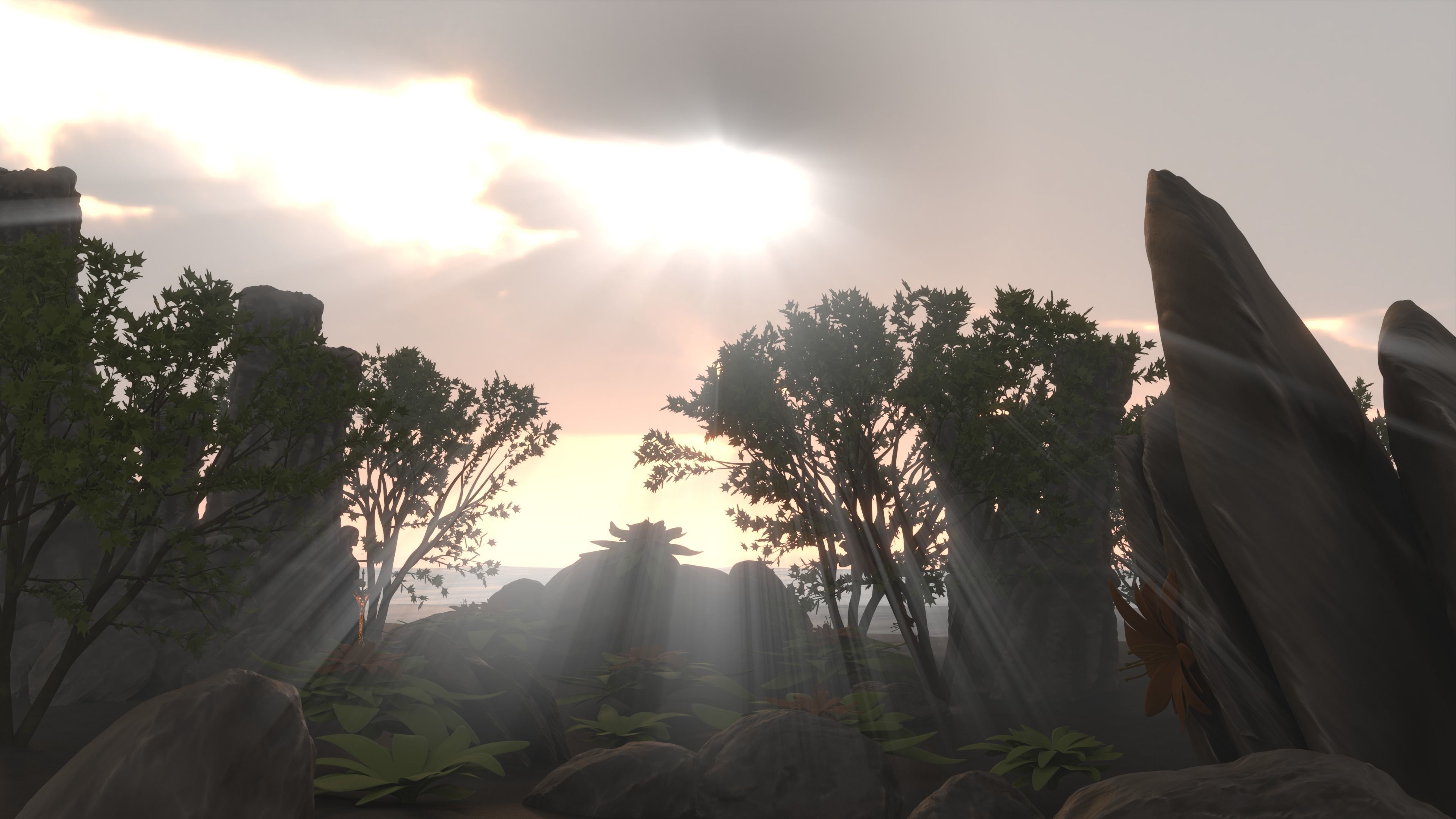 HD Rocks Procedural Material 3D model_3