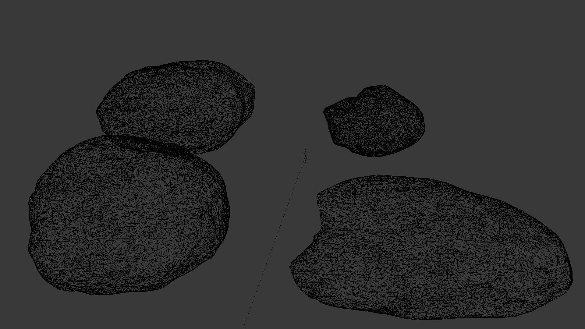 HD Rocks Procedural Material 3D model_1