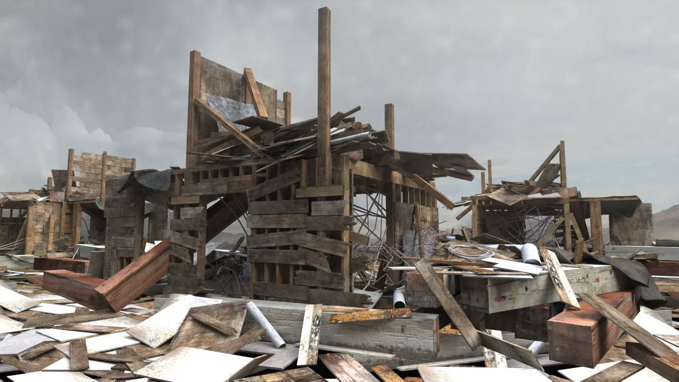 Building Debris 3D model