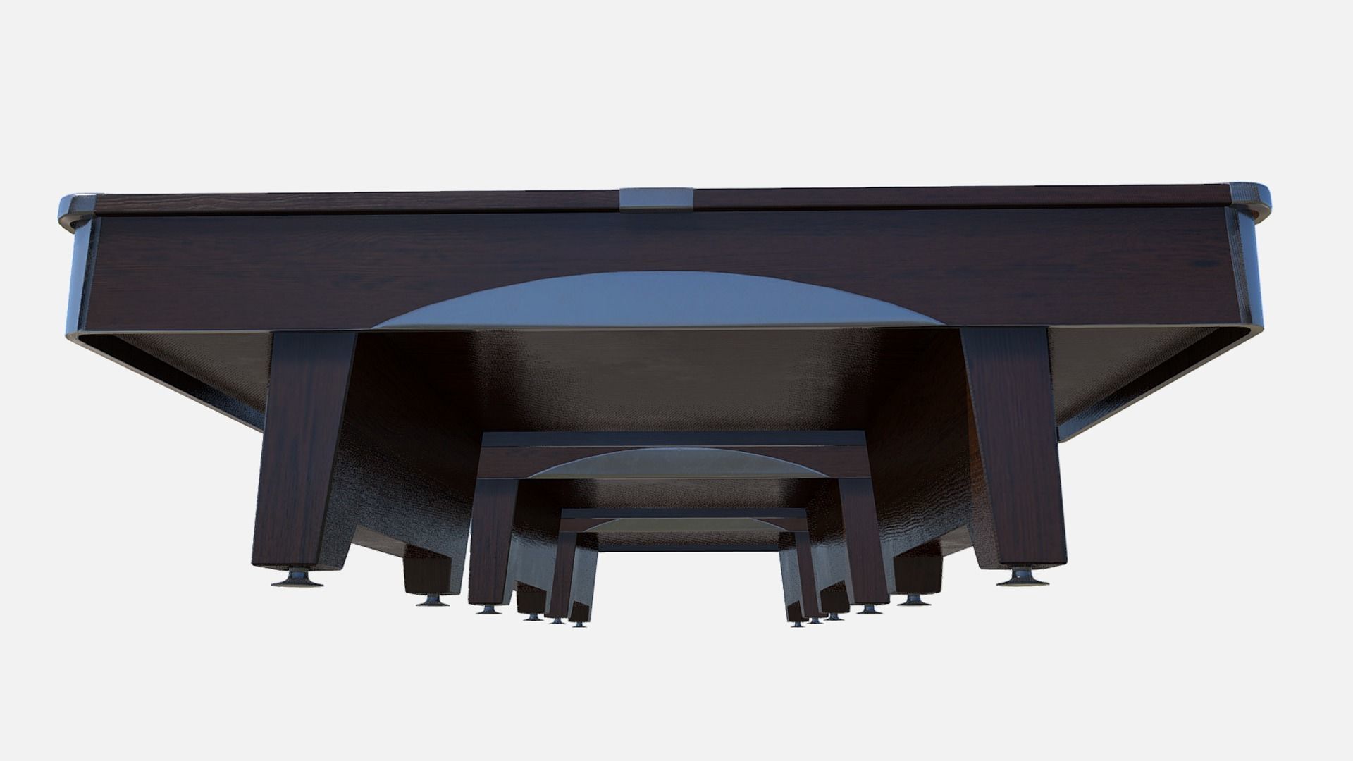 Pool Table Low-poly 3D model_8