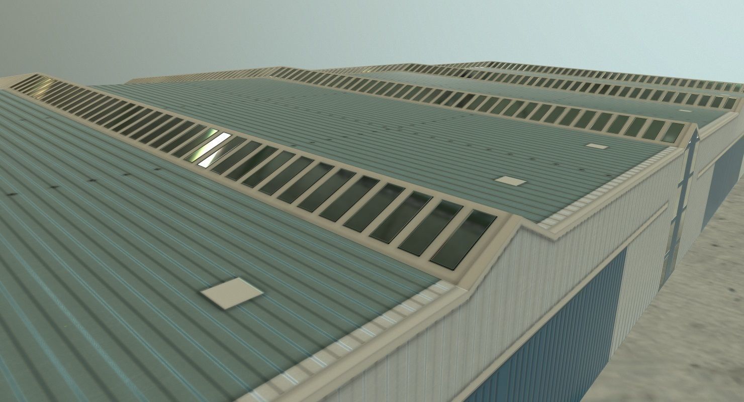 EDDB Hangar 5 Low-poly 3D model_6