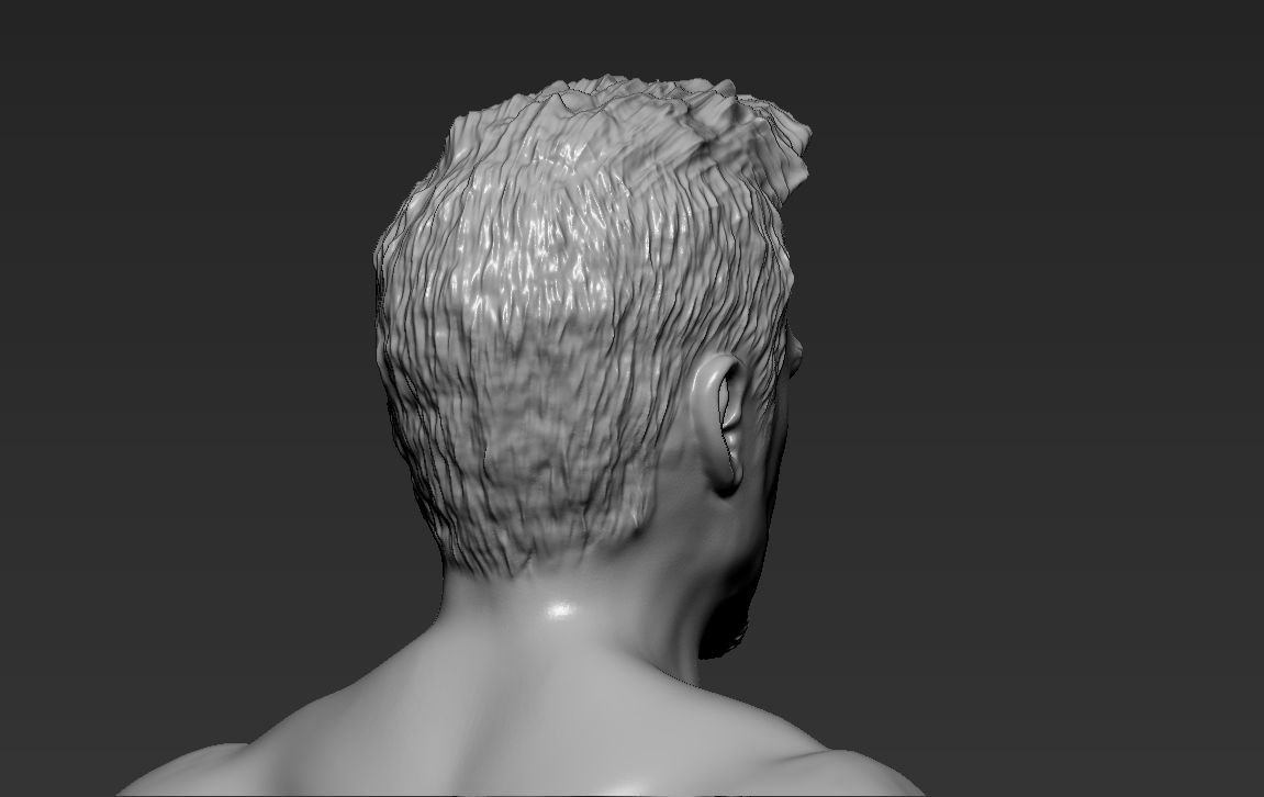 Tyler Durden Brad Pitt from Fight Club 3D printing ready 3D print model_22
