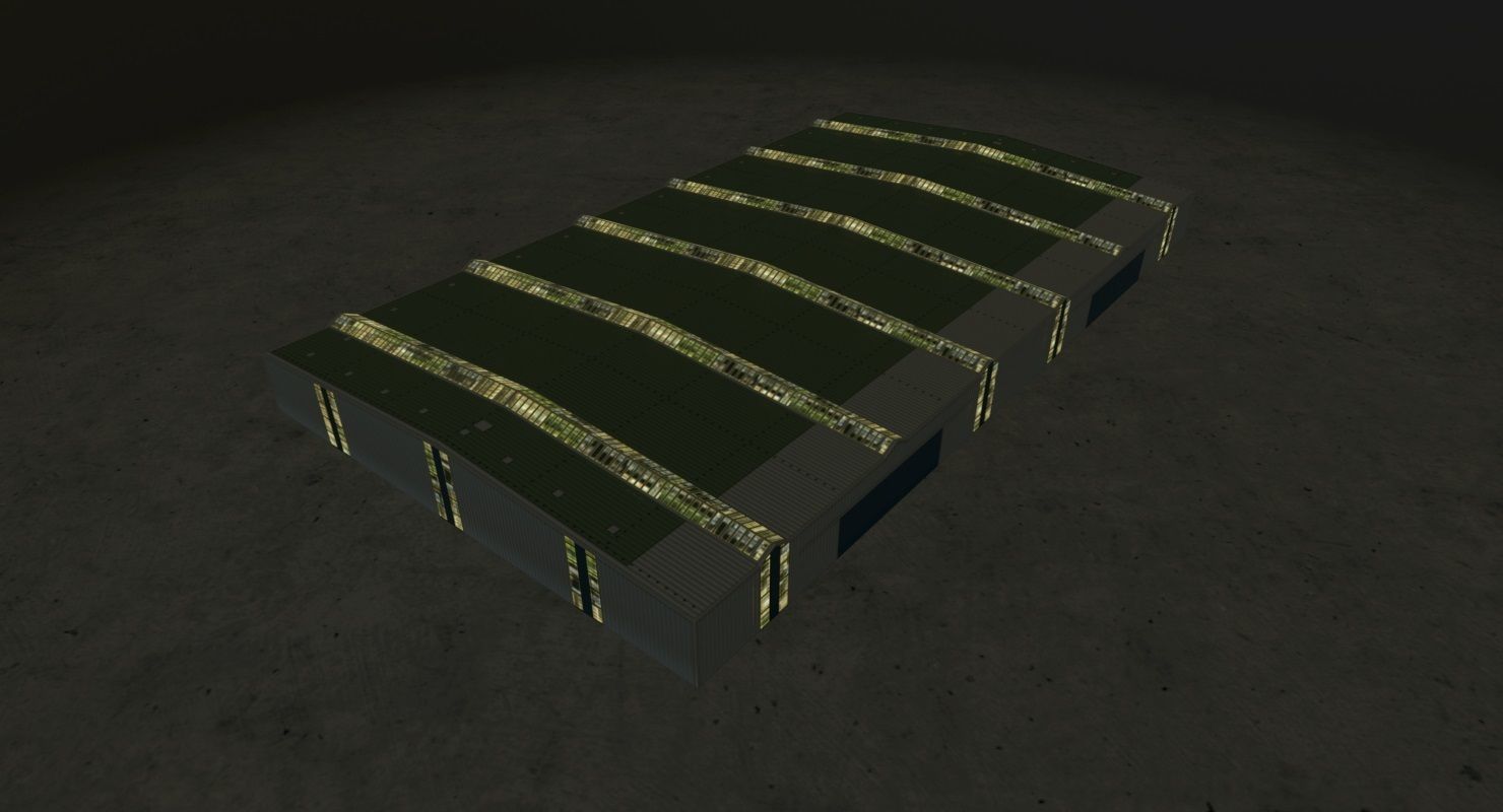 EDDB Hangar 6 Low-poly 3D model_6