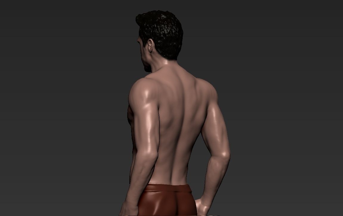 Tyler Durden Brad Pitt Fight Club for full color 3D printing 3D print model_2