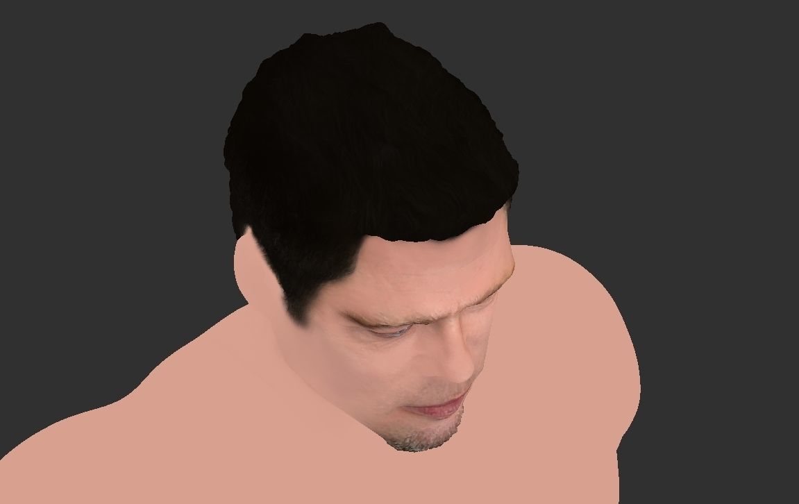 Tyler Durden Brad Pitt Fight Club for full color 3D printing 3D print model_26