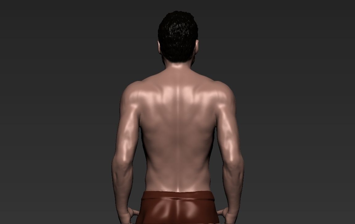 Tyler Durden Brad Pitt Fight Club for full color 3D printing 3D print model_5