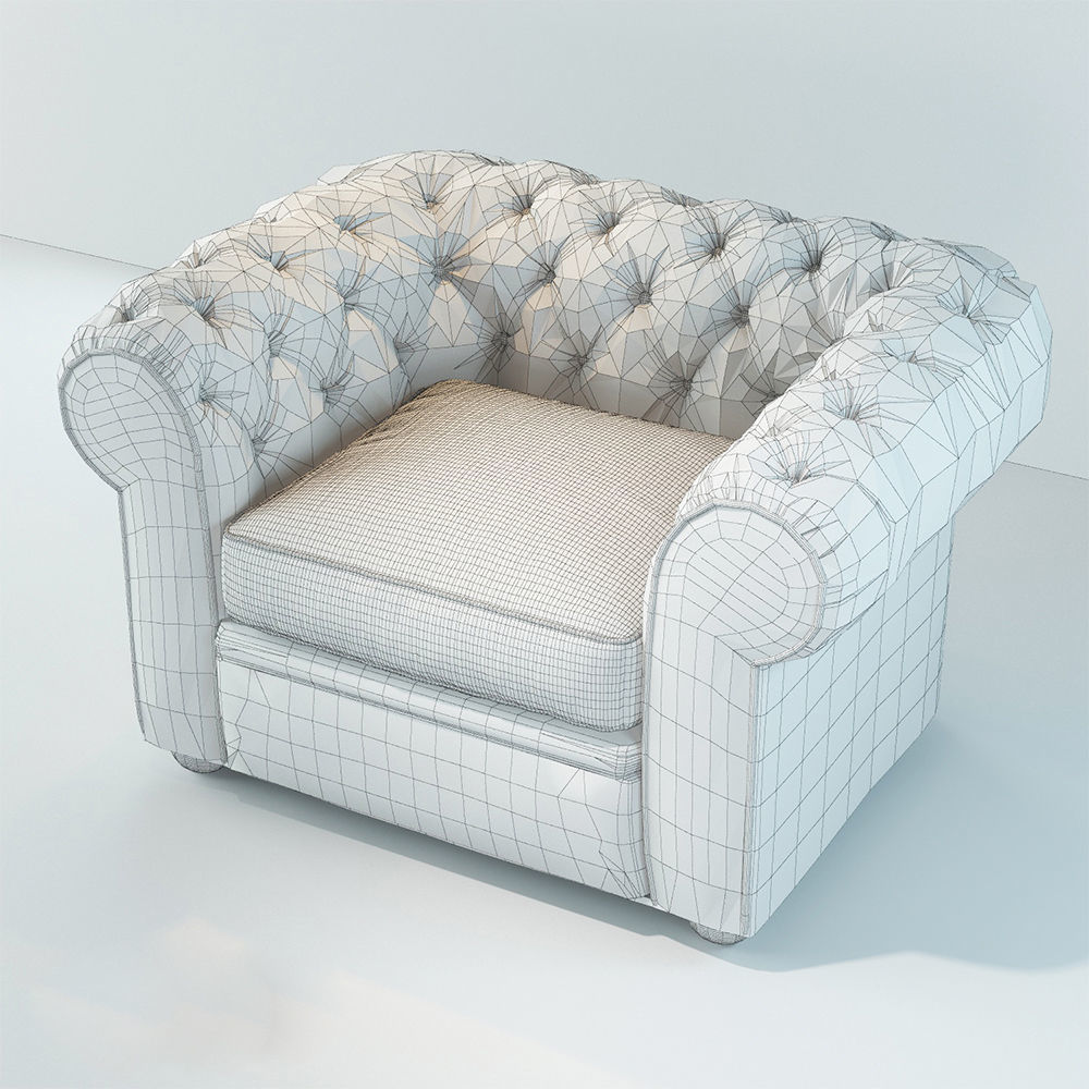 Busnelli Grande Walzer Armchair 3D model_5