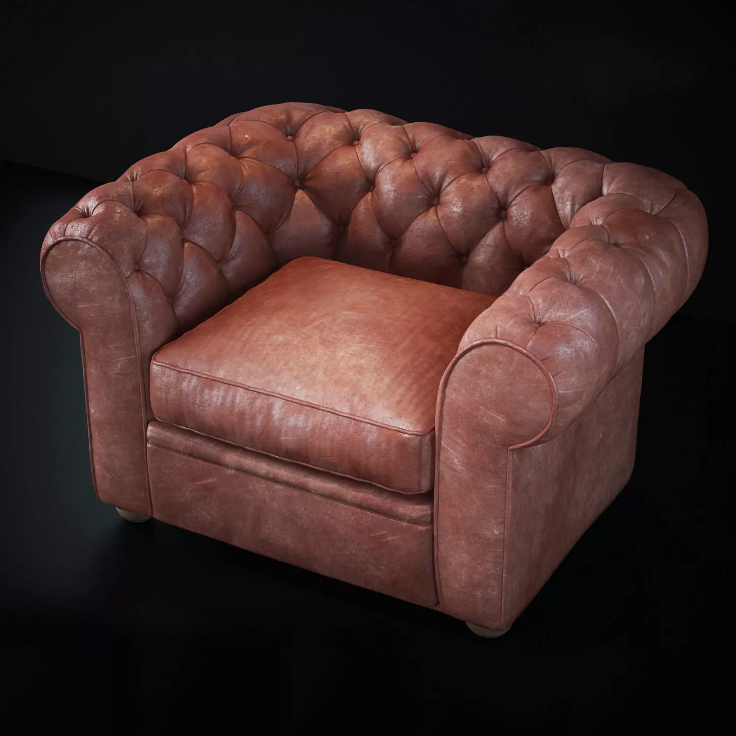 Busnelli Grande Walzer Armchair 3D model_0
