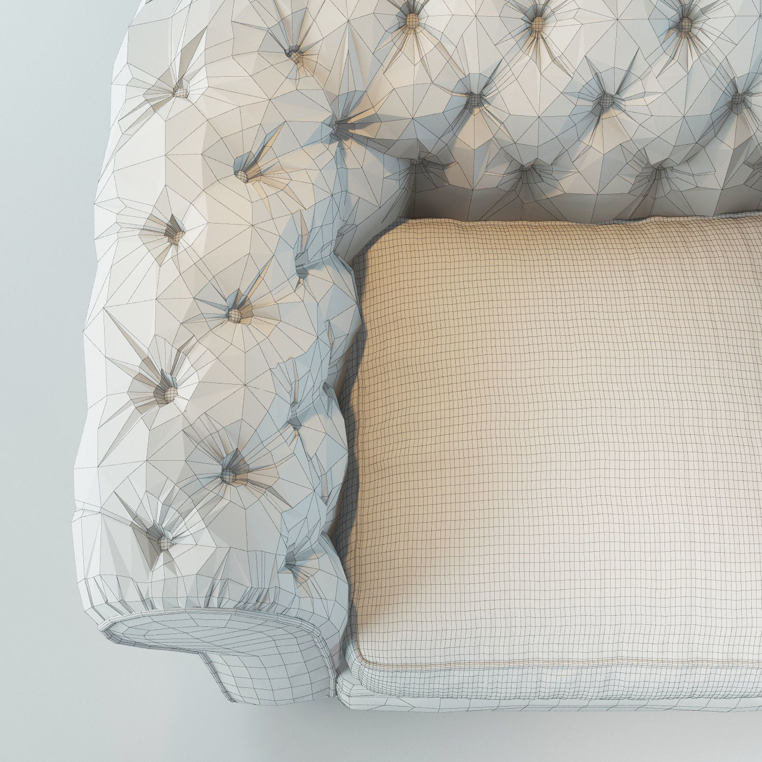 Busnelli Grande Walzer Armchair 3D model_4