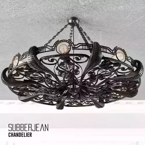 Chandelier Octapus Subberjean 3D model