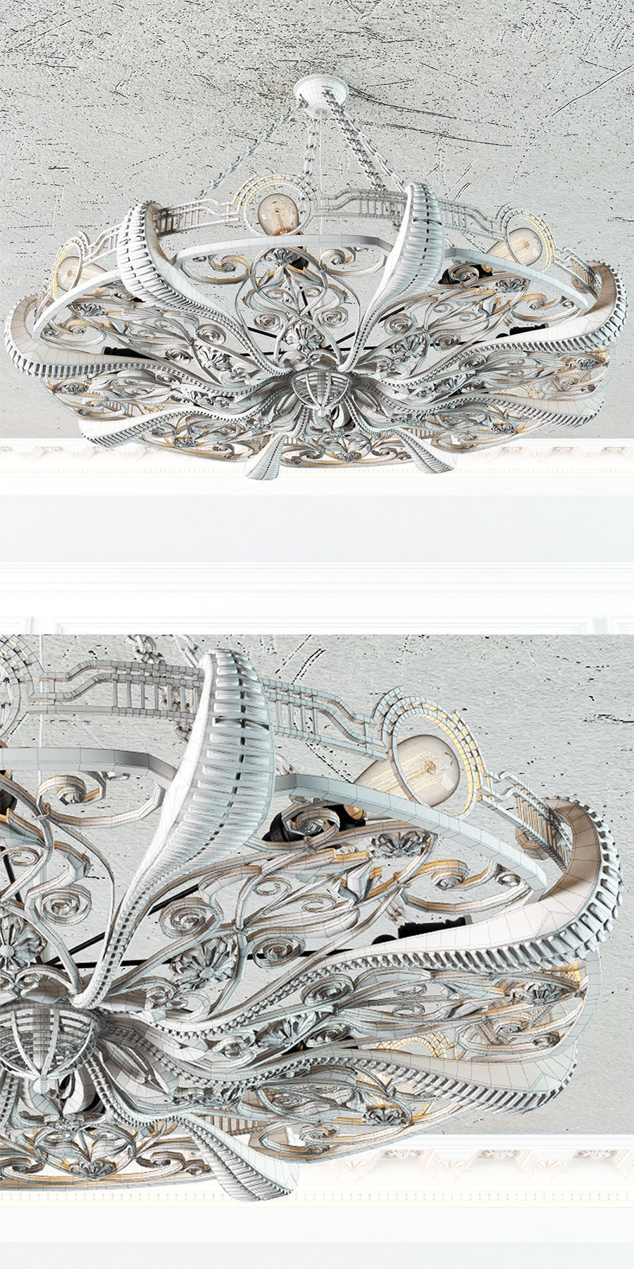 Chandelier Octapus Subberjean 3D model_6