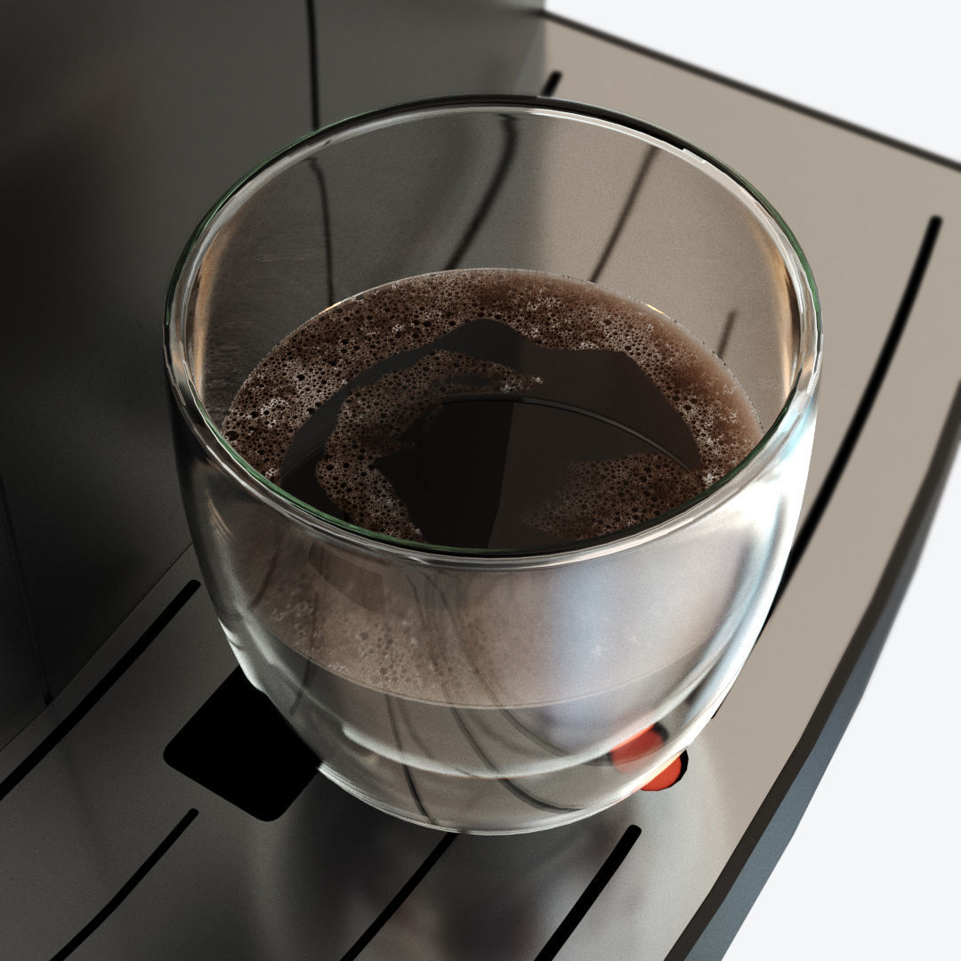 Coffee Machine YKR 3D model_1