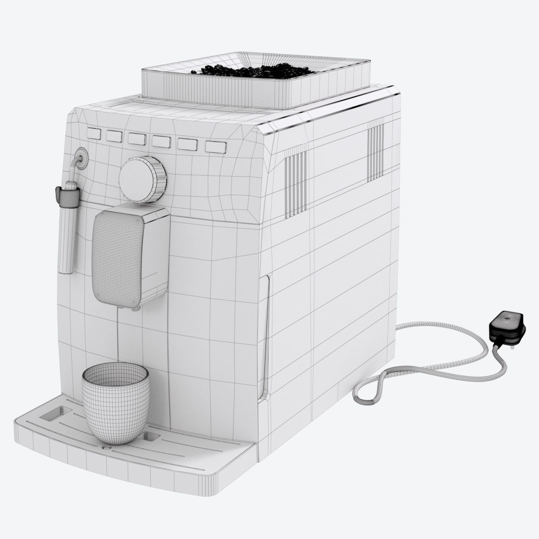 Coffee Machine YKR 3D model_2