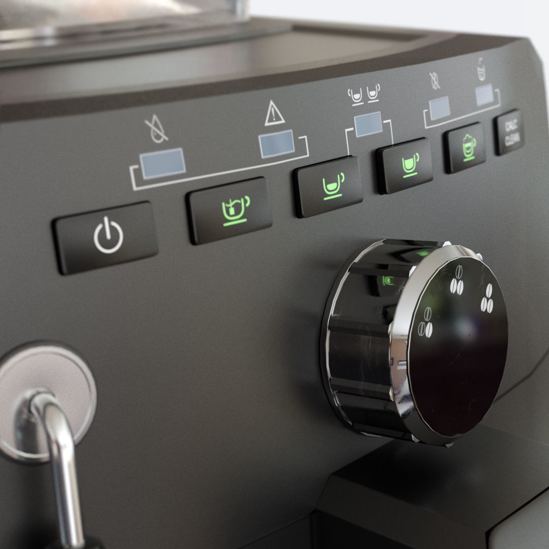 Coffee Machine YKR 3D model_4