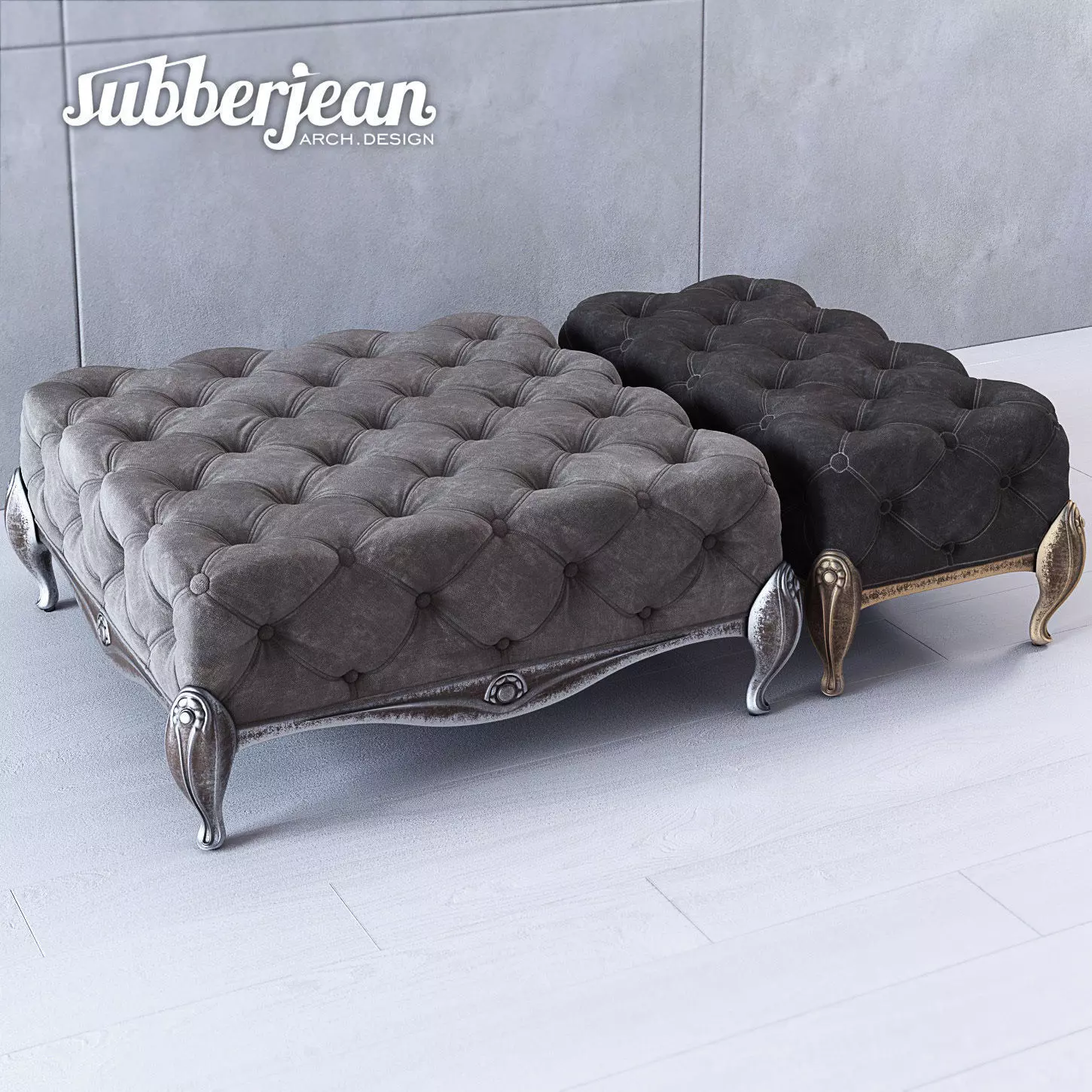 Subberjean Classical Banquette 3D model_0