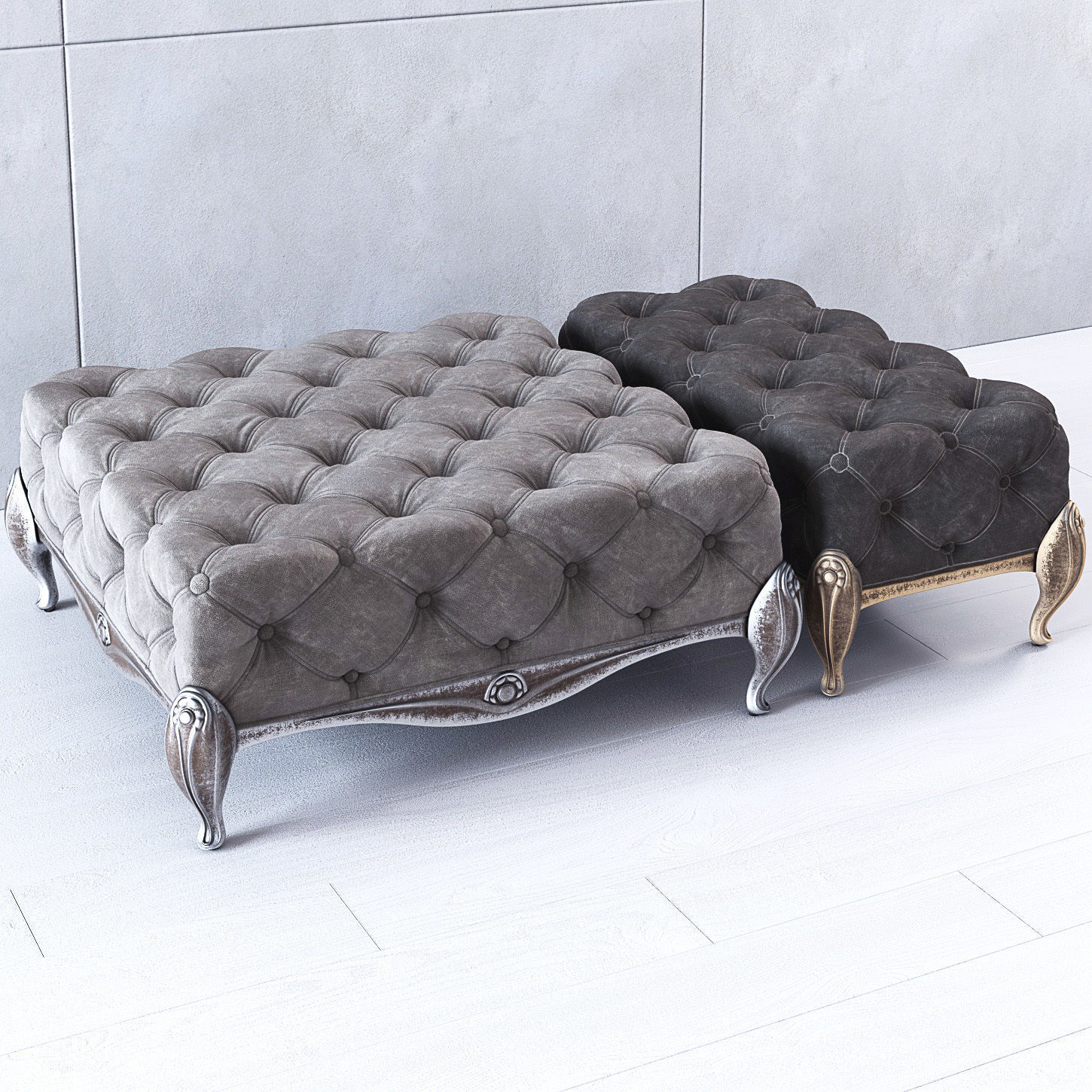 Subberjean Classical Banquette 3D model_2