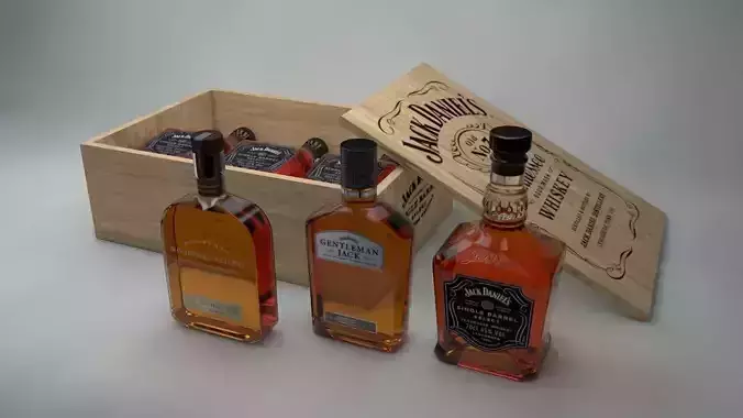 3 Jack Daniels Bottles
