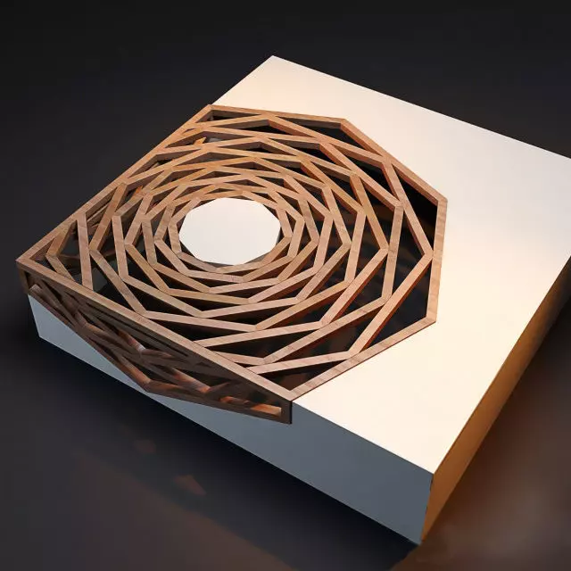 Hanako coffee table 3D model_0